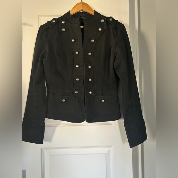 Vintage Rue21 Black Denim Jacket - Picture 2 of 4